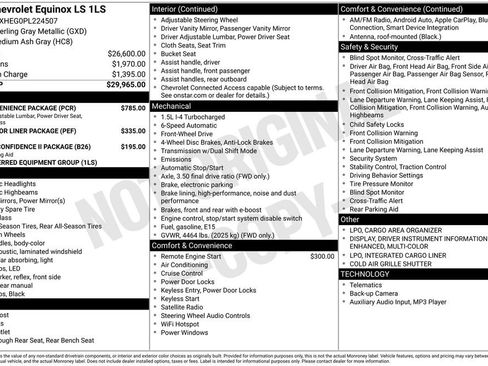 Used 2023 Chevrolet Equinox LS w/ LS Convenience Package image 4