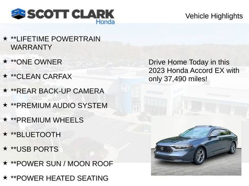 Used 2023 Honda Accord EX image 11