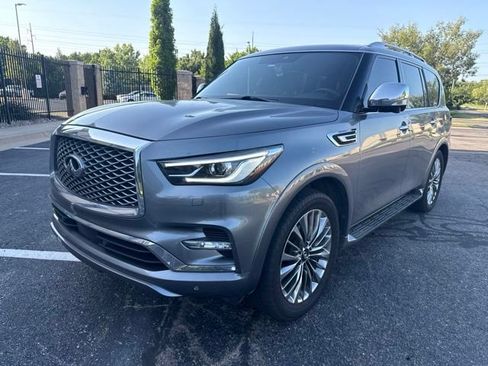 Used 2021 INFINITI QX80 Sensory w/ Cargo Package RWD image 1
