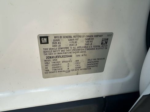 Used 2018 Chevrolet Equinox LT image 31