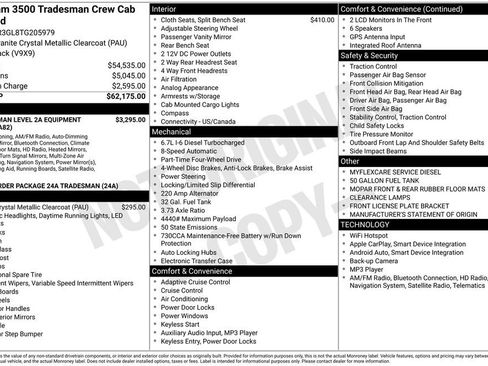 New 2026 RAM 3500 Tradesman AWD/4WD image 32