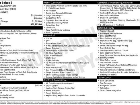 Certified 2025 Kia Seltos S image 35
