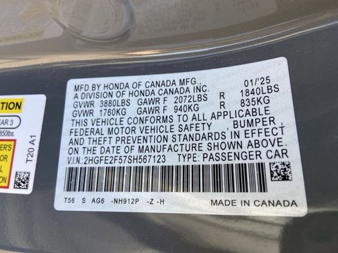 Used 2025 Honda Civic Sport image 32