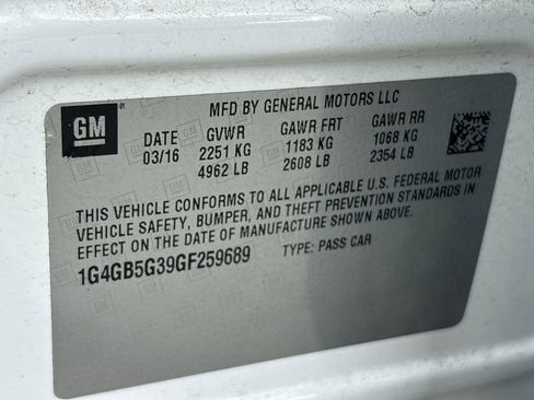 Certified 2016 Buick LaCrosse Leather FWD image 33
