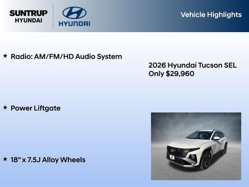 New 2026 Hyundai Tucson SEL image 7