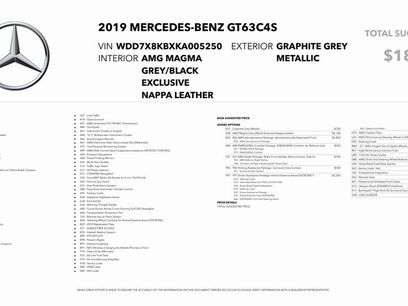 Used 2019 Mercedes-Benz AMG GT 63 S