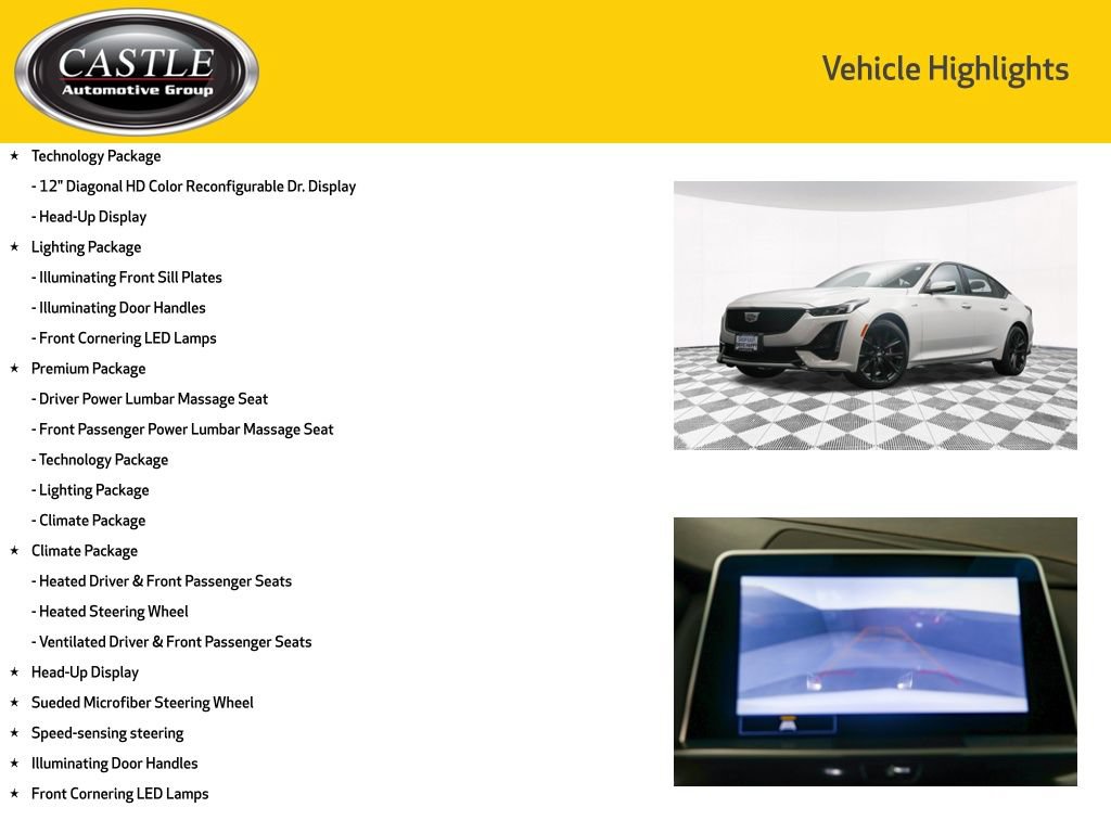 Used 2022 Cadillac CT5 V w/ Premium Package AWD/4WD image 4