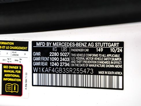 Certified 2025 Mercedes-Benz C 300 Sedan image 27