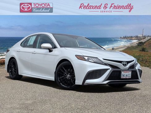 Used 2021 Toyota Camry XSE FWD image 1