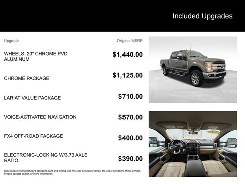 Used 2019 Ford F350 Lariat w/ Chrome Package image 3