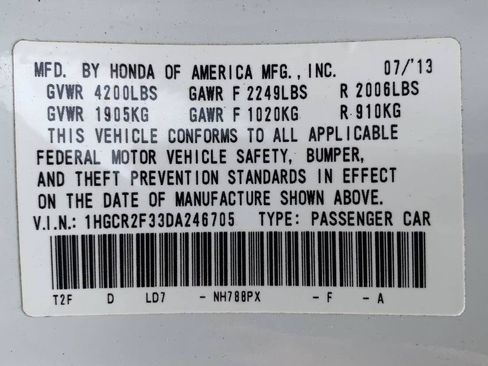 Used 2013 Honda Accord LX image 41