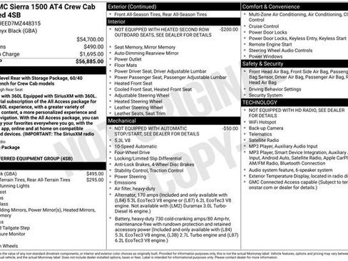 Used 2021 GMC Sierra 1500 AT4 AWD/4WD image 3