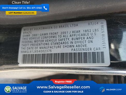 Used 2005 Volkswagen Golf GLS image 16