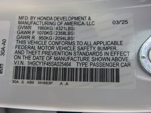 Used 2025 Honda Accord SE image 33