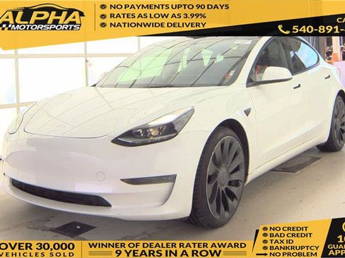 Used 2023 Tesla Model 3 Performance AWD/4WD image 1