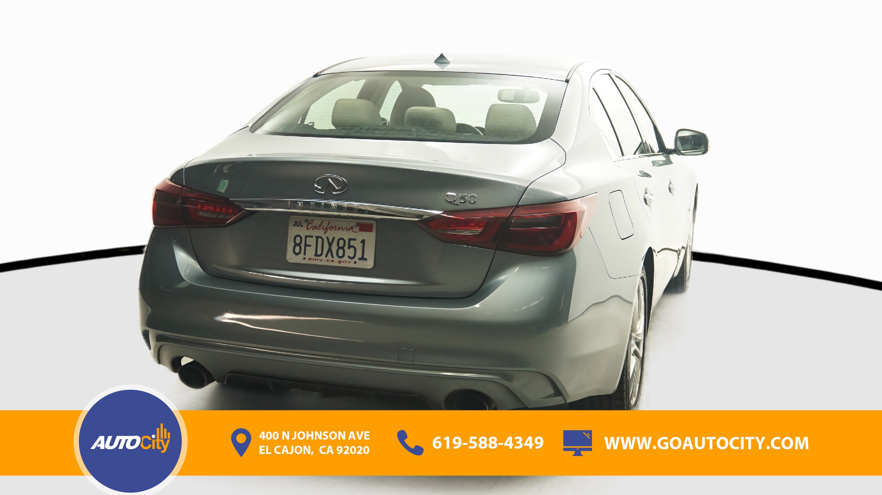 Used 2018 INFINITI Q50 Luxe w/ Cargo Package (L95) RWD image 10
