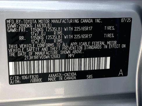 Used 2025 Toyota RAV4 LE FWD image 36