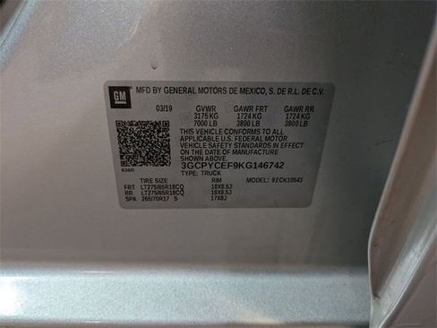 Certified 2019 Chevrolet Silverado 1500 Custom Trail Boss w/ Custom Convenience Package image 28