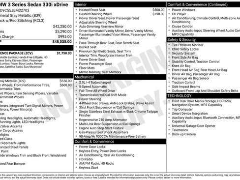 Used 2018 BMW 330i xDrive Sedan w/ Convenience Package image 26