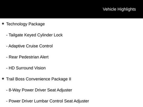 Used 2023 Chevrolet Colorado Trail Boss w/ Technology Package image 12