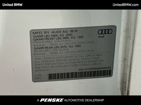 Used 2017 Audi Q5 3.0T Premium Plus AWD/4WD image 22