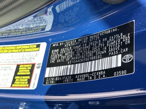 Certified 2025 Toyota Camry LE FWD image 30