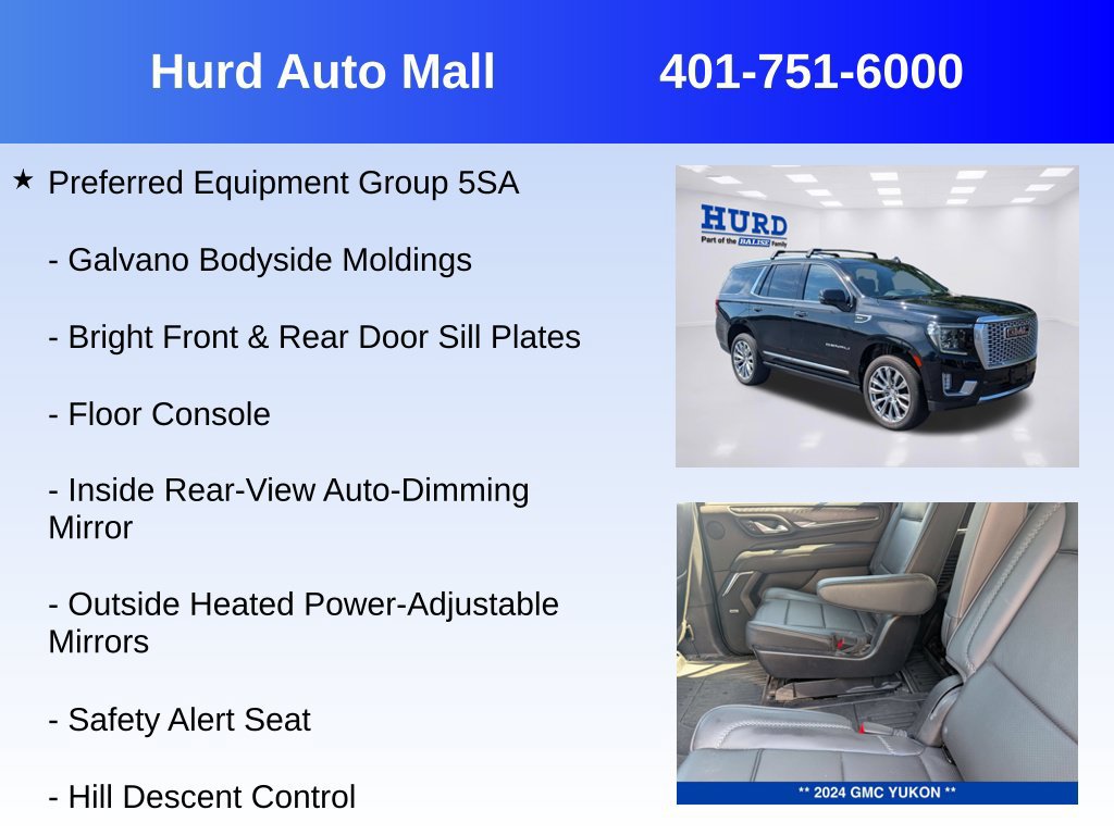 Used 2024 GMC Yukon Denali w/ Advanced Technology Package AWD/4WD image 9