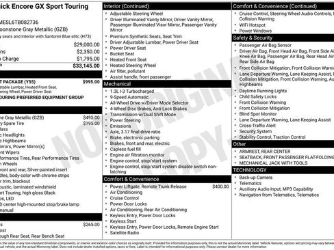 Certified 2026 Buick Encore GX Sport Touring w/ Comfort Package AWD/4WD image 6