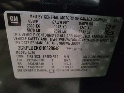 Used 2017 GMC Terrain SLT AWD/4WD image 33