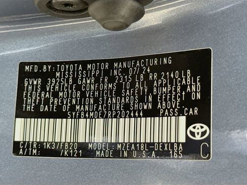 Certified 2024 Toyota Corolla LE image 31