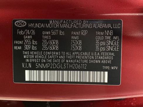 New 2026 Hyundai Santa Fe SEL AWD/4WD image 30