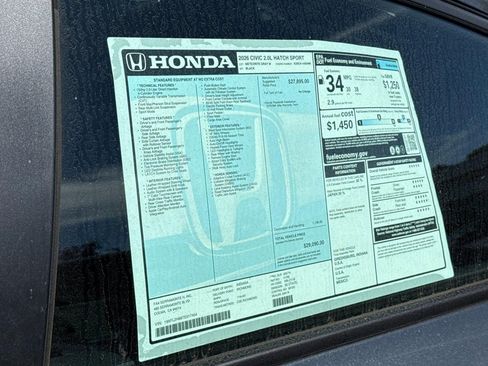 New 2026 Honda Civic Sport image 25