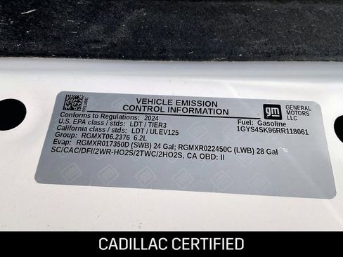 Certified 2024 Cadillac Escalade ESV V w/ Heavy-Duty Trailer Package AWD/4WD image 29
