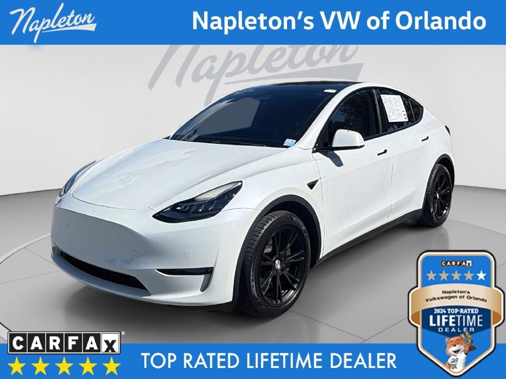Used 2021 Tesla Model Y Long Range AWD/4WD image 1
