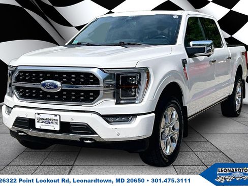 Used 2022 Ford F150 Platinum w/ Trailer Tow Package AWD/4WD image 1
