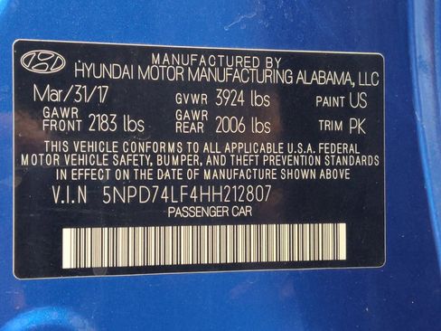 Used 2017 Hyundai Elantra SE FWD image 33