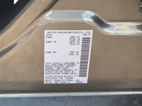 New 2025 Nissan Altima 2.5 SL image 29