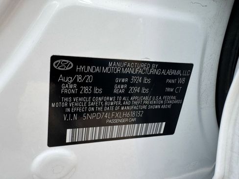 Used 2020 Hyundai Elantra SE w/ Cargo Package (C1) image 31