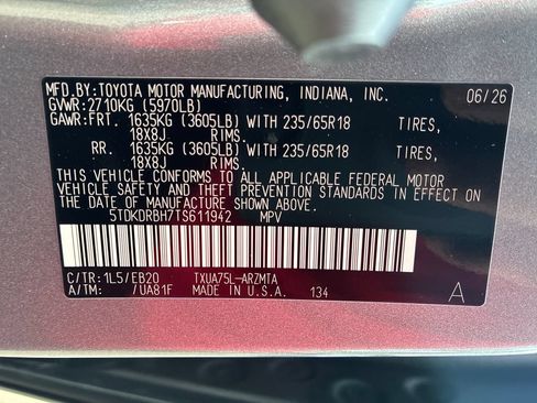 New 2026 Toyota Highlander XLE AWD/4WD image 49