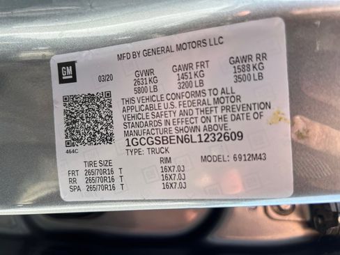 Used 2020 Chevrolet Colorado W/T w/ WT Convenience Package image 37