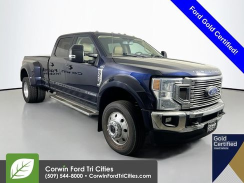 Certified 2022 Ford F450 Lariat w/ Lariat Value Package AWD/4WD image 1
