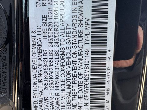 Used 2021 Honda Pilot Special Edition image 24