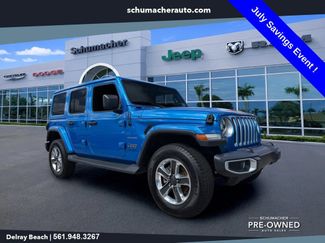 Used 2022 Jeep Wrangler Unlimited Sahara w/ LED Lighting Group AWD/4WD video 1