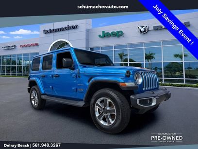 Used 2022 Jeep Wrangler Unlimited Sahara w/ LED Lighting Group