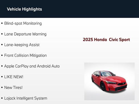 Used 2025 Honda Civic FWD Hybrid Sedan image 62