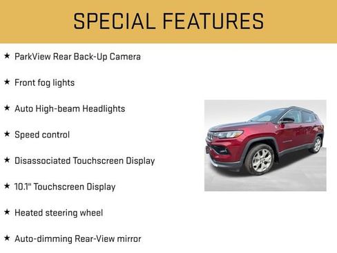 Used 2022 Jeep Compass Limited AWD/4WD image 12