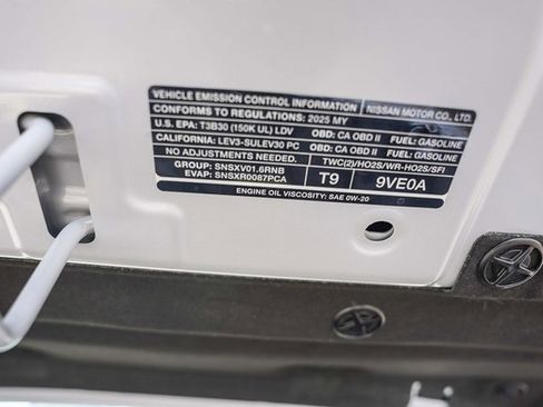 New 2025 Nissan Versa SV w/ Trunk Package image 29