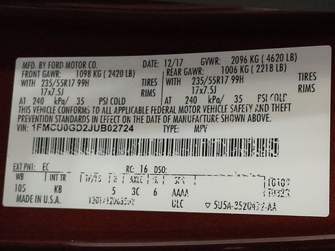 Used 2018 Ford Escape SE w/ SE Sync 3 Package image 33