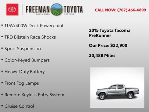Used 2015 Toyota Tacoma PreRunner w/ TRD Sport Package RWD image 12