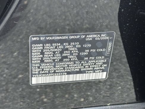 New 2026 Volkswagen Atlas Cross Sport SE FWD image 16